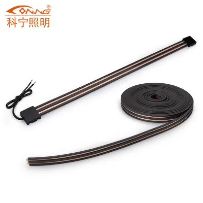 New Trend Modern Design Magnetic Surface DC 12V Ultra-thin Conductor Rail  Custom Length 25M 50M Power Track for Shampoo Shelf