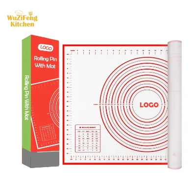 16" X 24" Measurement Dough Rolling Fondant Mat Oven Liner Pie Crust Silicone Pastry Mat Extra Large Thick Non Stick Baking Mats