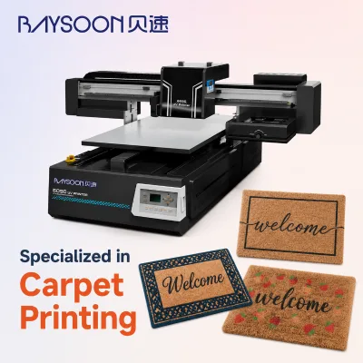 Baysoon New Uv Flatbed Printer 6090 Multifunctional Inkjet Carpet UV Printing Machine Led Digital Inkjet Printers for Pen