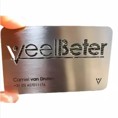 Factory Price Premium Custom Visiting Blank Business Nfc Metal Business Cards