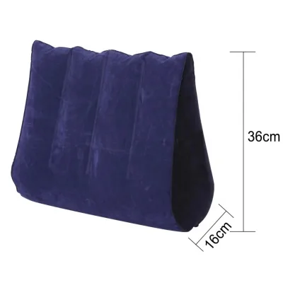 Triangular Exotic Pillows Body Waist Support Inflatable Wave Pillow Bedding Bed Travel Portable Foldable Home Textile