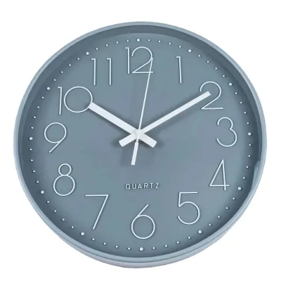 Modern Simple Brief Minimalist Clock Wall Decoration Wall Clocks Home Decor Single Face Plastic Cheap Quartz Wall Clock