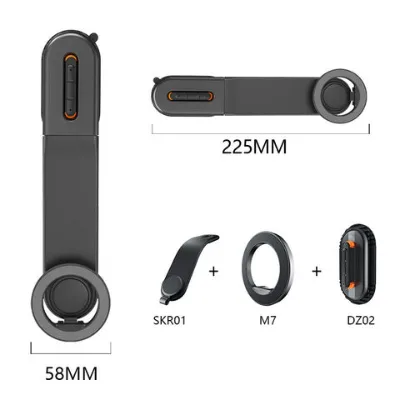 Flexible Angle Viewing Car Phone Holder Car Holder with Foldable Design