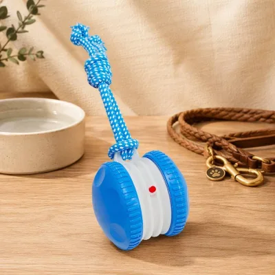 USB Rechargeable Automatic Dog Toy Ball Smart Self-Rolling Ball with Motion Sensor Durable Bite-Proof Design for Active Play