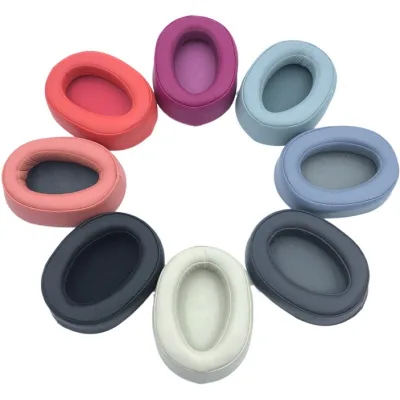 Leather Cushion Earpads Compatible with MDR 100ABN WH H900N Headset Earmuffs Memory Foam Covers Headphone Ear Pads