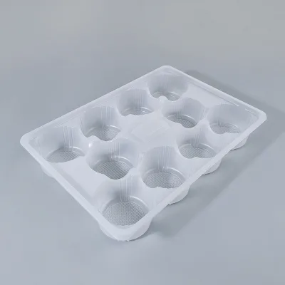Customizable Translucent Rectangular Plastic Foodgrade Packaging Box Xiaolongbao Shaomai Disposable Dinnerware Tableware