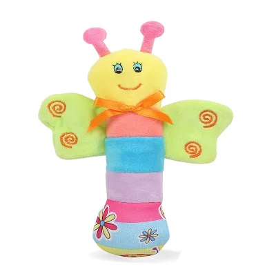 Plush Animals Rattle Toy Baby Classic Toys Animal Handbells Developmental Baby Toys