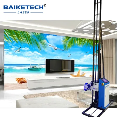 Intelligent 5D UV Vertical Wall Printer for Indoor and Outdoor Wall Decoration Printing