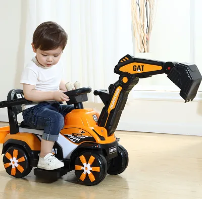 Wholesale Luxury Baby Plastic Outdoor Car Kids Swing Walker Car With Push Handle Ride on Sliding Car