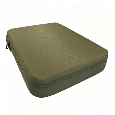 Inflatable air Mattress with Built-in Rechargeable Pump Portable Blow up Couch for Outdoor Durable 1000D Oxford Fabric