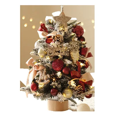 High Quality PE Christmas Tree Desktop Decoration Popular Small Christmas Tree for Wholesale Christmas Decorative Lights