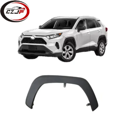 CZJF Auto Car Front Wheel Eyebrow Fit for RAV4 2019 2020 2021 75601-0R110 75602-0R110
