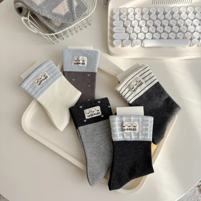 New Cute Cartoon Animal Socks Funny Pets Women Socks Little Dog Patterned Cotton Art Socks