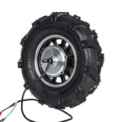 Best High Torque Low Speed 16 Inch 500 Watt 48V Fat Tire Geared Wheel Hub Motor Conversion Kit for Hand Truck