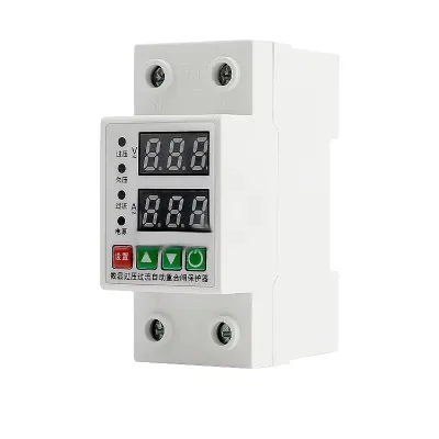 Over-Voltage Under-Voltage Protector Automatic Circuit Recloser Adjustable Dual Display Self-Recovery Auto Recloser