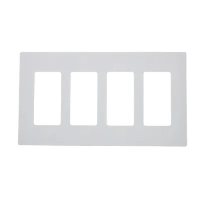 American Size 4 Gang Screwless Wallplate with UL Listed