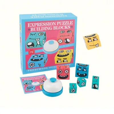 Wholesale Wooden Toy Educational Face Changing Puzzle Toys