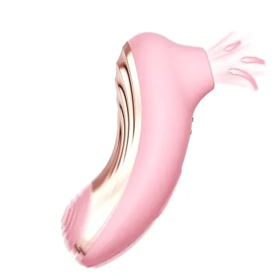 Pink Silicone Clitoris Sucking Vibrator Slap Vibration Stimulation Female Massager Sex Toys