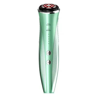 Portable ABS Salon Instrument Hand-Held EMS LED Beauty RF Radio Frequency Face Machine for Home Use Targets Skin & Hands