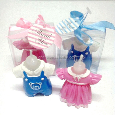 Ywbeyond Lovely Baby Clothes Scented Candles Favors and Giveaway Gifts for Baby Showers Party Supplies