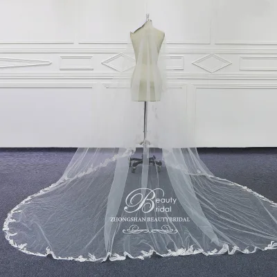 Bridal Veil Lace New Style Long Wedding Accessories Lace 3 Meters Bridal Veils