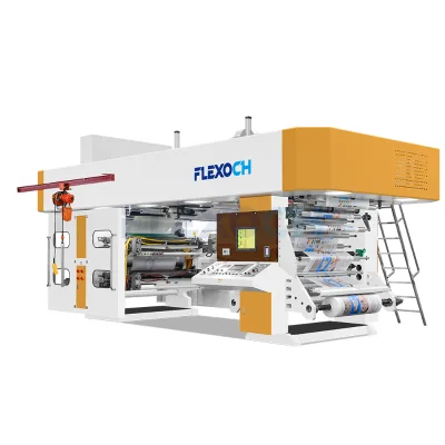 Ruian Multi-Color Roll to Roll Flexo Printing Machine for Plastic With Best Quality
