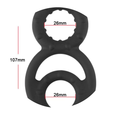 Elastic Penis Ring Cock Ring Triple-ring