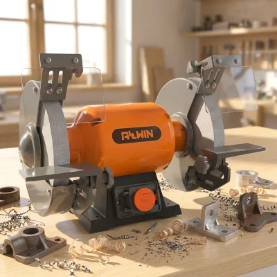 OEM ODM Supported Small Bench Grinder Mini Polishing Grinding Machine for Household Workshop Hobby Use