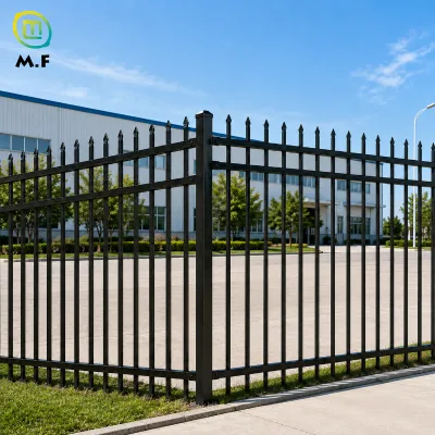Weather Resistant Zinc Steel Fence Outdoor Garden Coastal Area Anti-Corrosion Panel