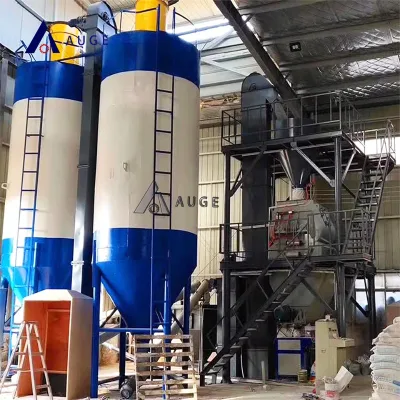 Factory Supply Dry Mortar Bagging Plant 180m3/H 100t 200t Dry Mortar Plant Dry Mortar Mixing Production Line