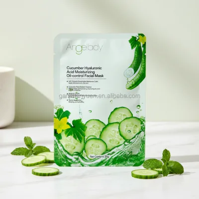 Deep Nourishment Whitening Collagen Facial Mask Refreshing Moisturizing Facial Sheet Mask Cucumber Face Mask