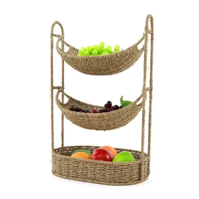 Customized Seaweed Baskets - Multi-layer Storage Baskets for Household, Hotel and Restaurant Use.