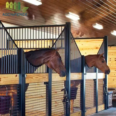 Rust Proof Alloy Hinge Custom Size Special Shaped Stables Horse Shed for Irregular Venue Horse Farm Horse Equipment