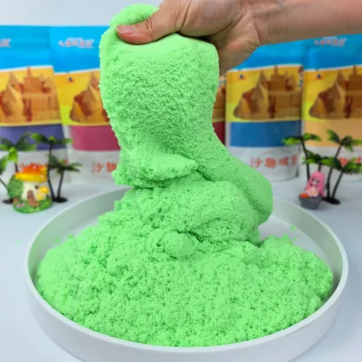 Customizable Logo Children's Educational for Magic Sand Reusable Endless Modeling Sand with Dry Air Resistance ODM