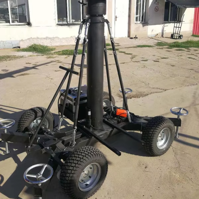 Motorized Height Adjusted Four Wheels Dolly with Track Wheels