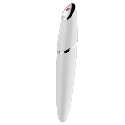 USB Rechargeable Eye Massage Wand Red Light Hot Compress ABS+ZN Alloy Wrinkle Remover and Dark Circle Corrector
