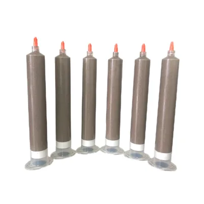HTV One-Component Ni/C Conductive Glue Auto Electronics EMI Shielding and Absorbing Adhesive