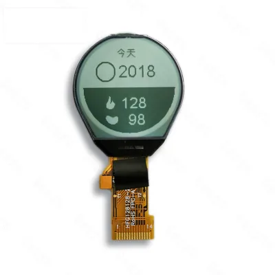 Huaxin Custom Round Dot Matrix Graphic TFT Display with SPI Interface for Industrial OEM/ODM Use