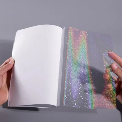 High Glossy Self Adhesive Protective Holographic Cold Lamination Film for Photo Decoration