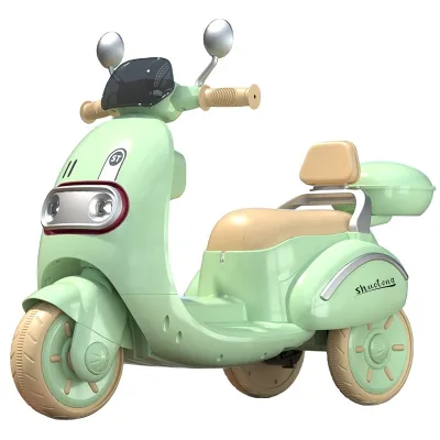Wholesale High Quality Kid Electric Motorcycle for 3-6 Year Olds with Non-slip Handlebar 6V4.5AH Battery 380*2 Motor-Cheap Price