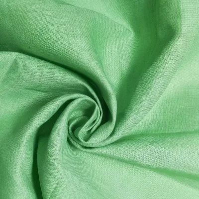 Wholesale Clothing Dress Textile Raw Material Fabrics Soft Cotton and Ramie Blend 80% Ramie 20% Cotton Fabric