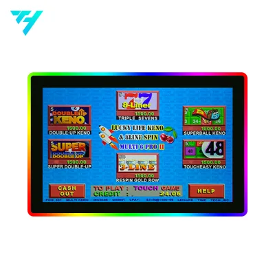 High Demanded Lucky Life Keno 6-In-1 Game Boards 8 Line Spin SuperBall TouchEasy Super Double-Up Keno for Sale