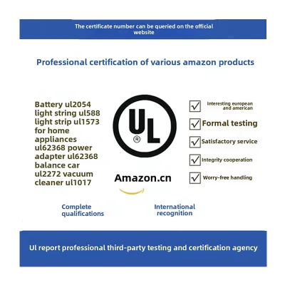 UL Certified Amazon Electric Coffee Pot with for Test Report for Temu Platform Massager
