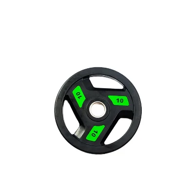 20kg 45 Lbs Competition Fitness Gym Equipment Barbell Disc Set Coated Rubber Bumper Weight Plates
