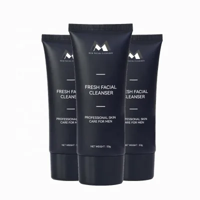 Custom Private Label Men's Skin Care Products Oil Control Moisturizing Sensitive Facial Cleanser Best Skin Men's Face Wash
