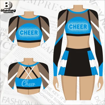 Low MOQ Custom Cheerleading Uniforms Cheer Girls Uniform for Cheerleaders