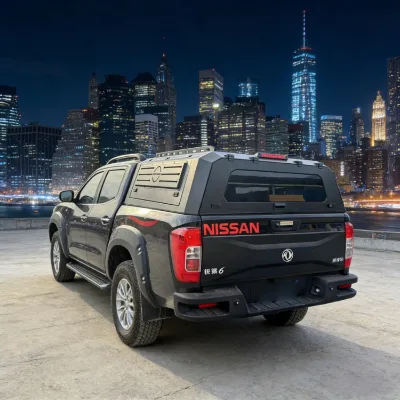Manganese Steel Manual Hard-Top Roof Cover for Pickup Camper Vans Compatible Nissan Navara R-Series NP300 Isuzu D-Max Waterproof