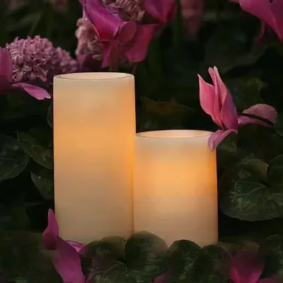 Hanko Wholesale Garden Decoration Christmas Led Outdoor Flameless Solar Candles
