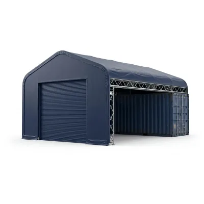 Customized Wind Rated Fireproof Portable Durable A-Frame Container Shelter for Container Yard Freight Storage