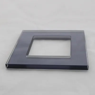 High Quality Tempered Glass Panels for Wall Sockets Light Lowes Switch Plates Glass Frame